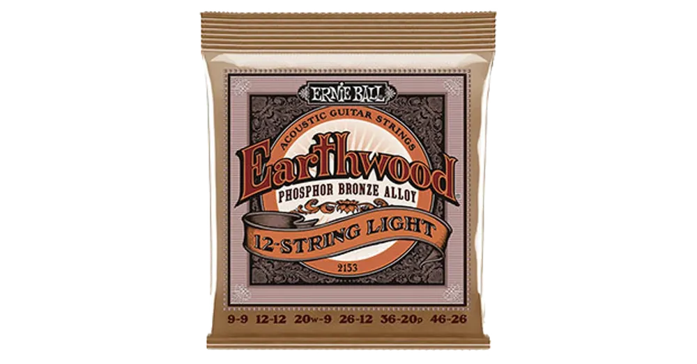 Újdonság Ernie Ball - Earthwood Phosphor Bronze 12 String Light 11-52 Akusztikus Gitárhúr készlet 12-húros