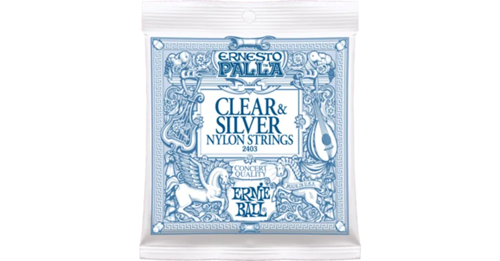 Különleges ajánlat Ernie Ball - Ernesto Palla Classical Clear&Silver 28-42 Klasszikus Gitárhúr készlet