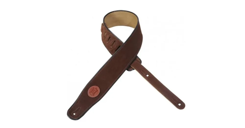 Levys - MSS3 Suede Leather gitárheveder barna Ajánlat