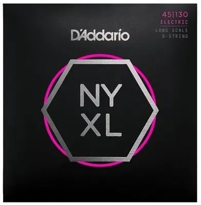 Vedd meg online D'Addario Set Long Scale Regular Light 5-String 45-130