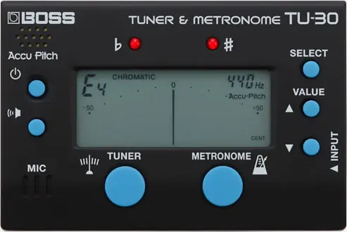 Boss TU-30 Hangoló és metronóm Gyors kiszállítás