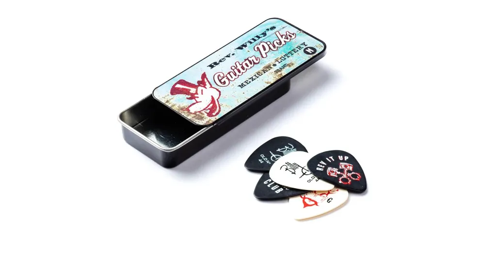 Dunlop Rev Willy - Billy Gibbons medium pengető fémdobozban 6db Biztonságos fizetés