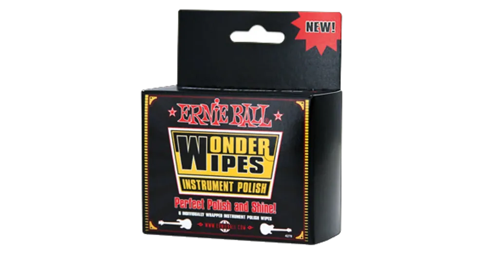Szezonális akció Ernie Ball - 4248 Wonder Wipes Hangszerfényező 20 db
