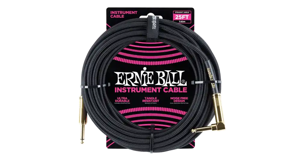 Szuper ajánlat Ernie Ball - Vasalózsinór kábel 7.65m Fekete
