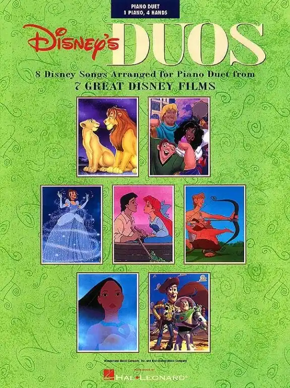 Kihagyhatatlan ajánlat Disney's Duos-8 Disney Songs Arranged for Piano Duet