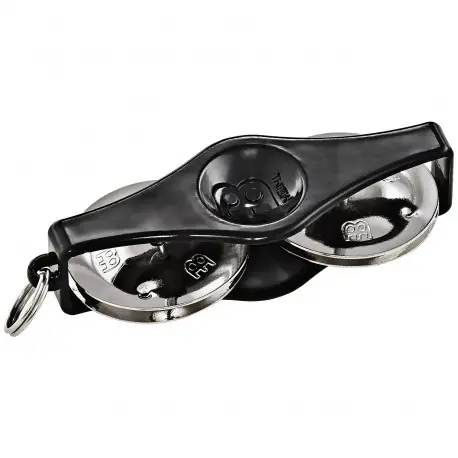 Meinl Percussion Key Ring Tambourine - ABS plastic black/nickel plated steel Különleges ajánlat