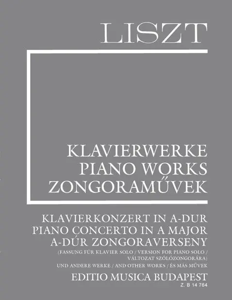 Liszt Ferenc: A-dúr zongoraverseny és más művek (Suppl.15) Legnépszerűbb