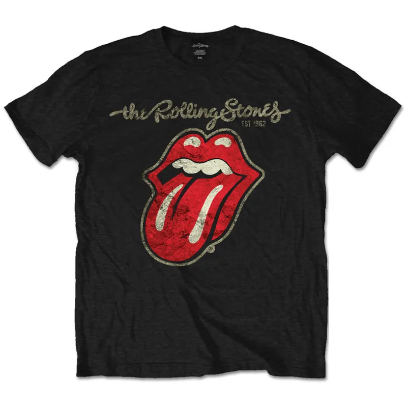 THE ROLLING STONES: PLASTERED TONGUE Unisex Póló Korlátozott ajánlat