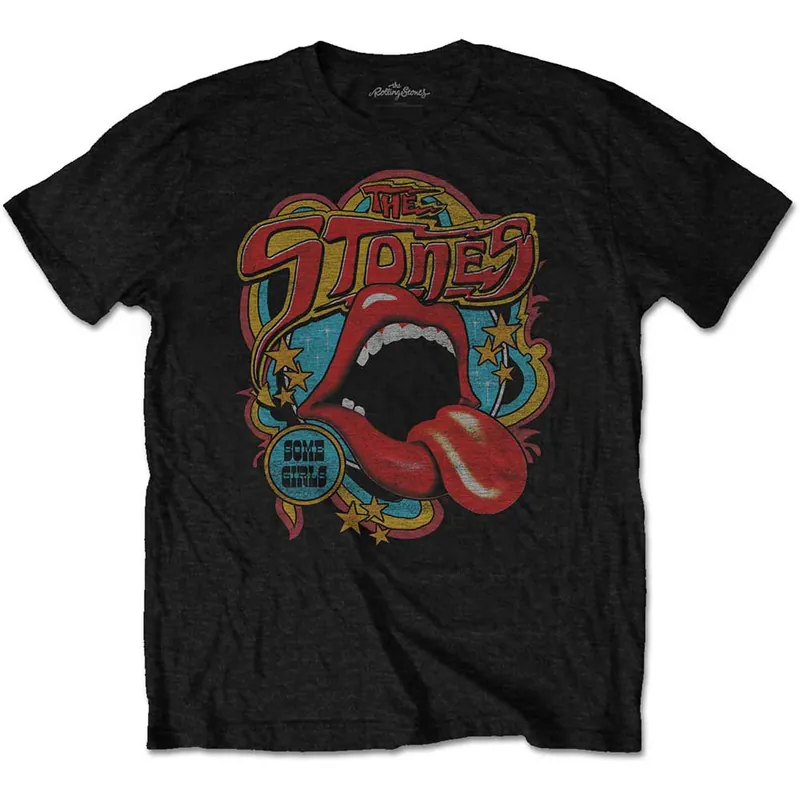 Biztonságos fizetés THE ROLLING STONES: RETRO 70S VIBE (SOFT HAND INKS) Unisex Póló