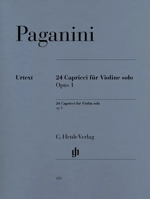 Kiárusítás Paganini, Niccolo: 24 Capricci op. 1