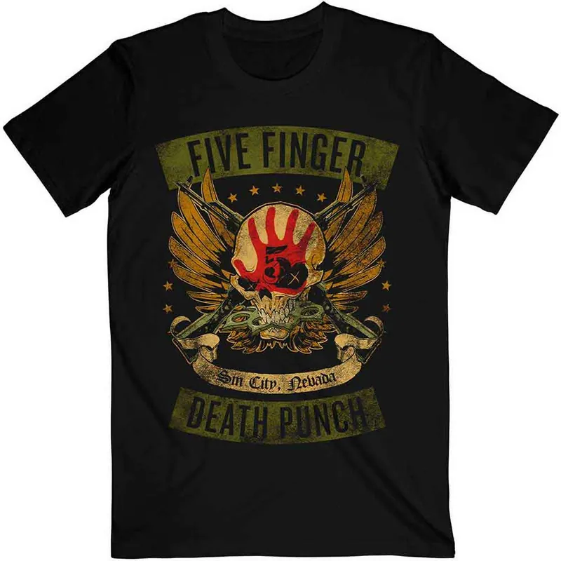 Legkelendőbb FIVE FINGER DEATH PUNCH: LOCKED & LOADED Unisex Póló