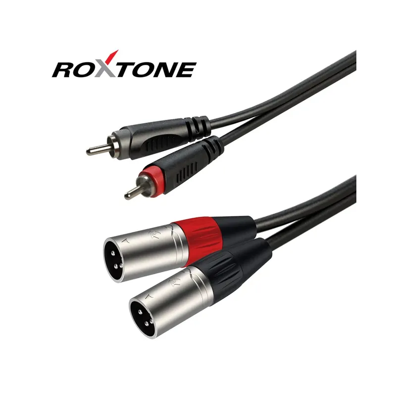 Csak ma Roxtone RACC190L3 2xXLR(p) - 2xRCA kábel, 3m