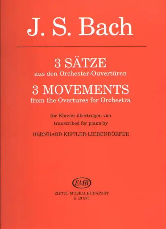 Biztonságos fizetés Bach, Johann Sebastian: 3 tétel a zenekari szvitekből
