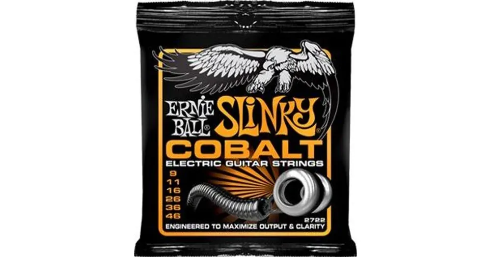 Ernie Ball - Cobalt Hybrid Slinky 9-46 Elektromos Gitárhúr készlet Szuper ajánlat