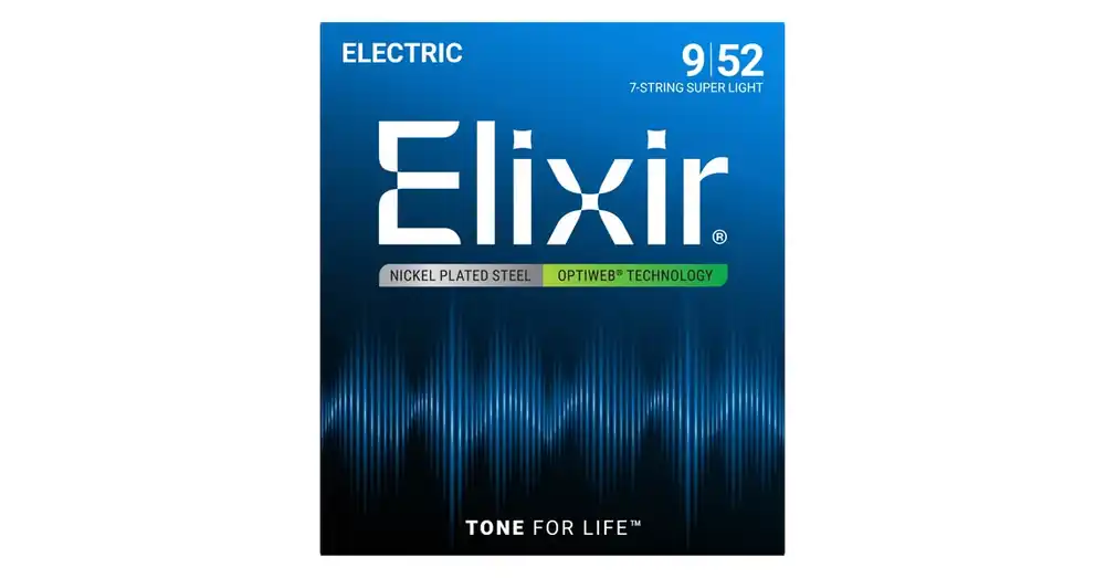 Elixir - OPTIWEB Coating Super Light 9-52 7-húros elektromos gitárhúr Kihagyhatatlan ajánlat