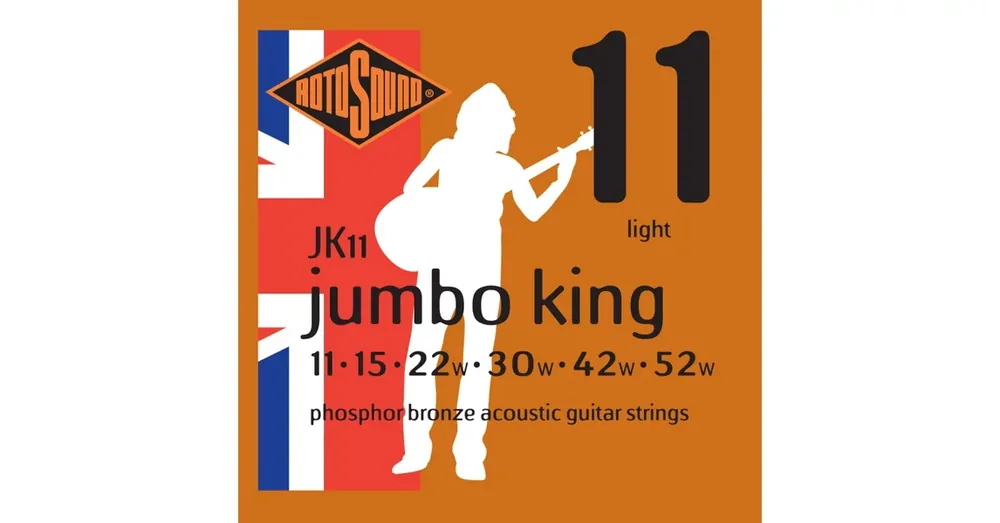 Rotosound - 11-52 Foszfor-Bronz Akusztikus Gitárhúr készlet Biztonságos fizetés