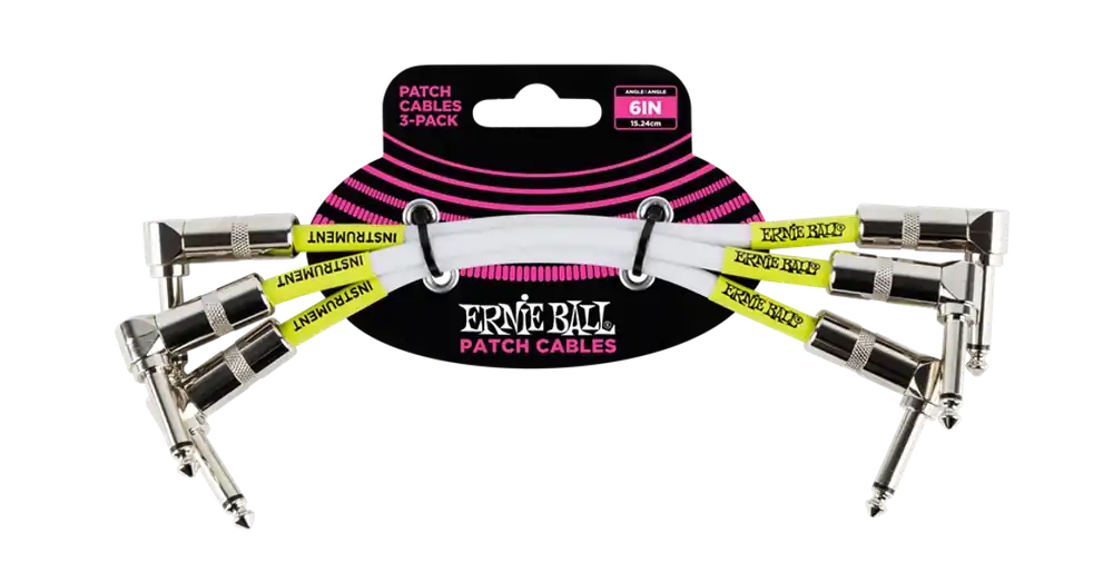 Vedd meg most Ernie Ball - Patch Kábel 15cm Fehér