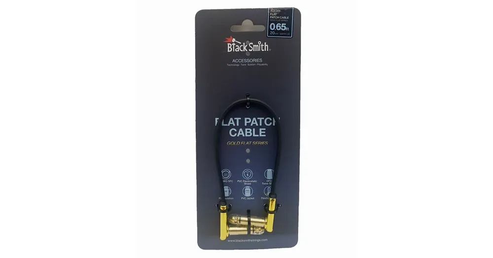 Kedvezmény BlackSmith - BS-GSFPC-20 Gold Series lapos patch kábel, 20cm