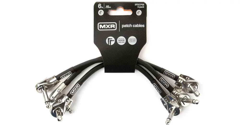 Dunlop 3PDCP06 MXR Patch kábel, 15cm , 3db/csomag Azonnal elérhető