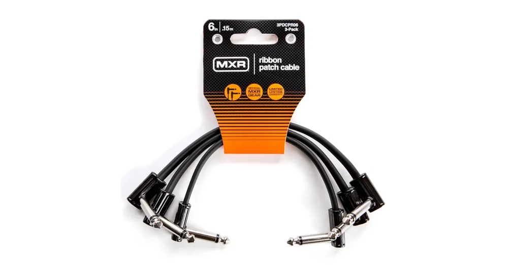 Dunlop-MXR - Ribbon patch kábel 15cm - 3db/csomag Szezonális akció