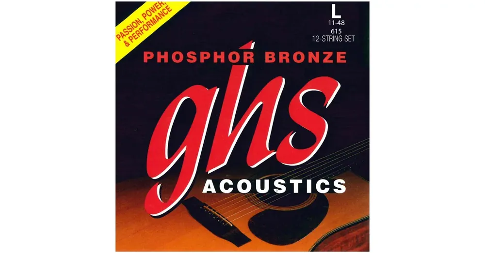 GHS - Light Foszfor-Bronz Akusztikus Húr Készlet 11-48 12 húros gitárra Nézd meg most