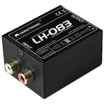 OMNITRONIC LH-083 Stereo Isolator RCA S Outlet