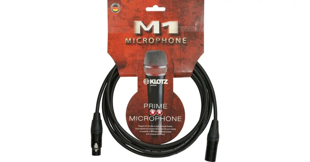 Ne maradj le Klotz - mikrofonkábel 1 m Neutrik XLR3M - XLR3F