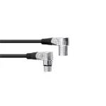 Omnitronic - XLR cable 3pin 3m 90° bk Exkluzív ajánlat