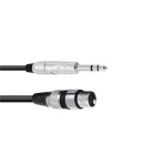 OMNITRONIC - Adaptercable XLR(F)/Jack stereo 2m bk Szezonális akció