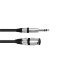 OMNITRONIC - Adapterkábel XLR(M)/Jack stereo 0.2m bk Népszerű