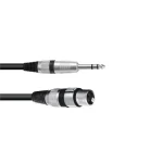 OMNITRONIC - Adapterkábel XLR(F)/Jack stereo 0,9m bk Árcsökkenés