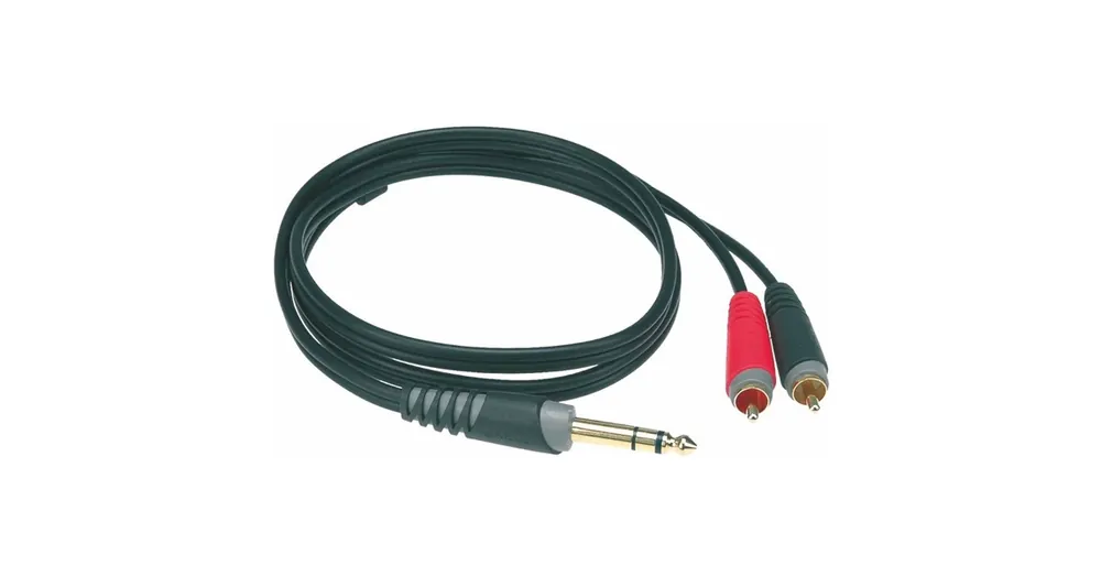 Klotz - AY30100 Y kábel, JACK-RCA 1m Klotz 6.3 JACK - 2xRCA csatlakozók Ajánlat
