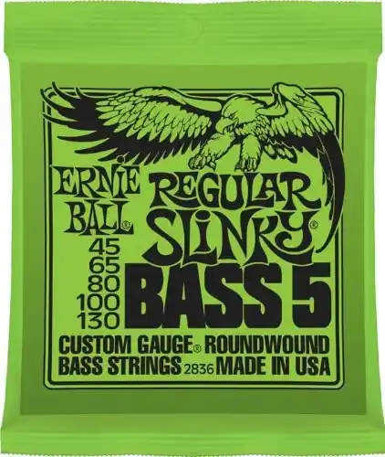 Alacsony ár Ernie Ball 2836 gitárhúr 45-130 5 húros készlet