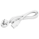 Utolsó esély OMNITRONIC IEC Power Cable 3x1.0 1.2m wh