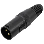 Omnitronic - XLR 3 pólusú csatlakozó, 110 ohm-os lezárással Szuper akció