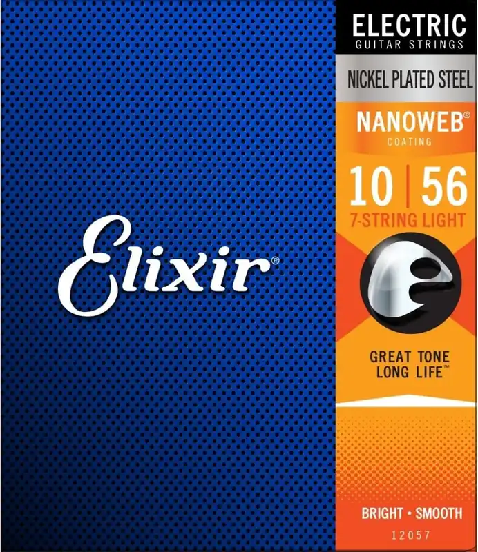 Ne maradj le Elixir 12007 elektromos gitárhúrkészlet 7 húros 9-52