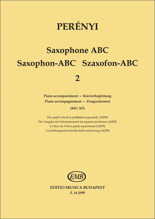 Szaxofon-ABC 2. Zongorakíséret Azonnal elérhető