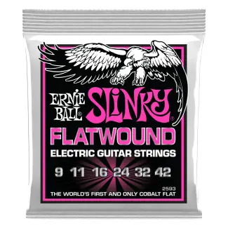 Biztonságos fizetés Ernie Ball 2593 gitárhúr 9-42 Flatwound