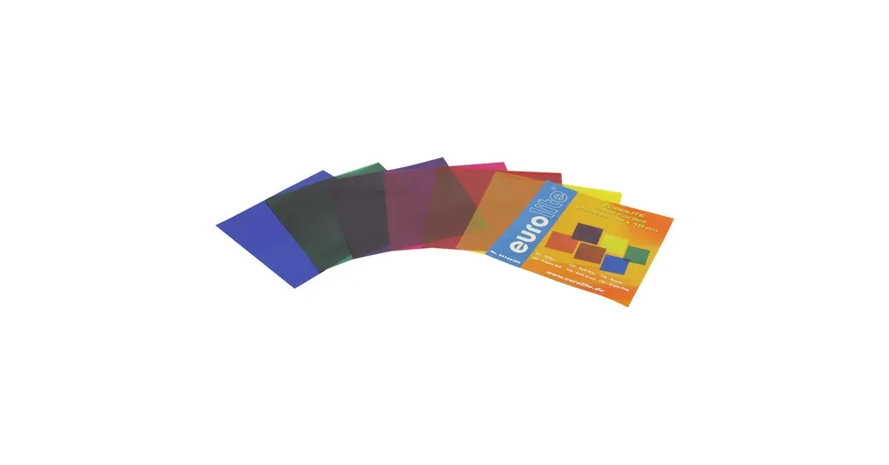 Expressz kézbesítés EUROLITE Color-Foil Set 19x19cm, six colors