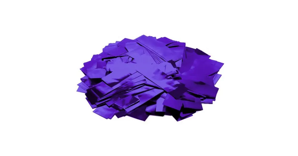 Azonnal elérhető TCM FX Metallic Confetti rectangular 55x18mm, purple, 1kg